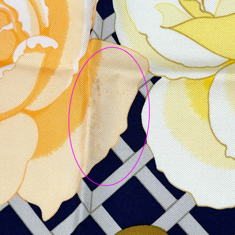 Hermes scarf/muffler, Carre 90, ROSRRAIE (Rose Garden), women's, brand name, ... - Picture 7 of 11